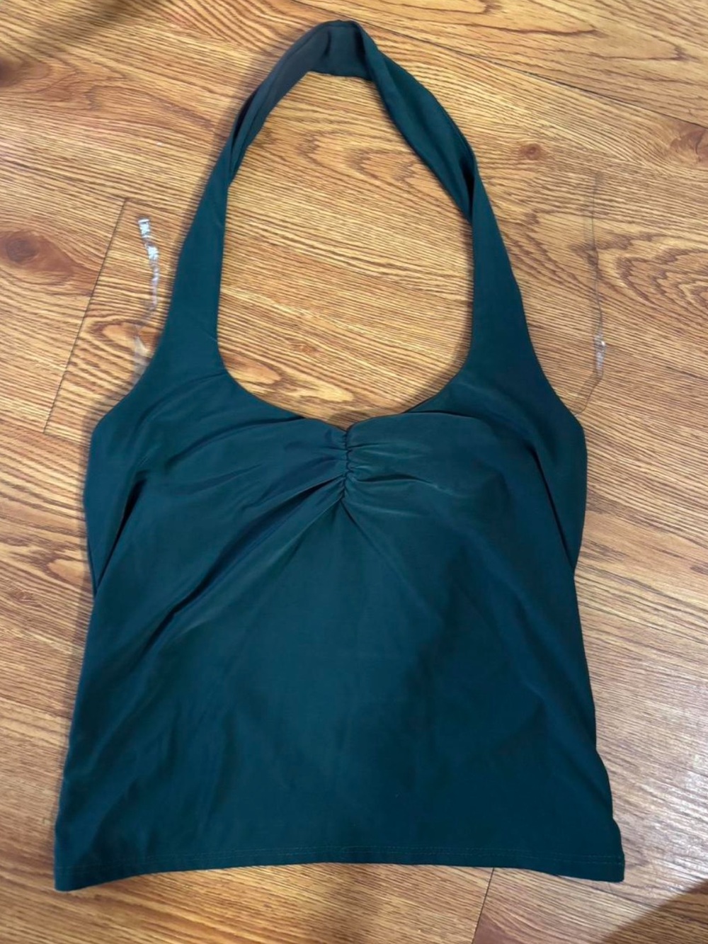 Dark Green Tillys Halter Tank Top